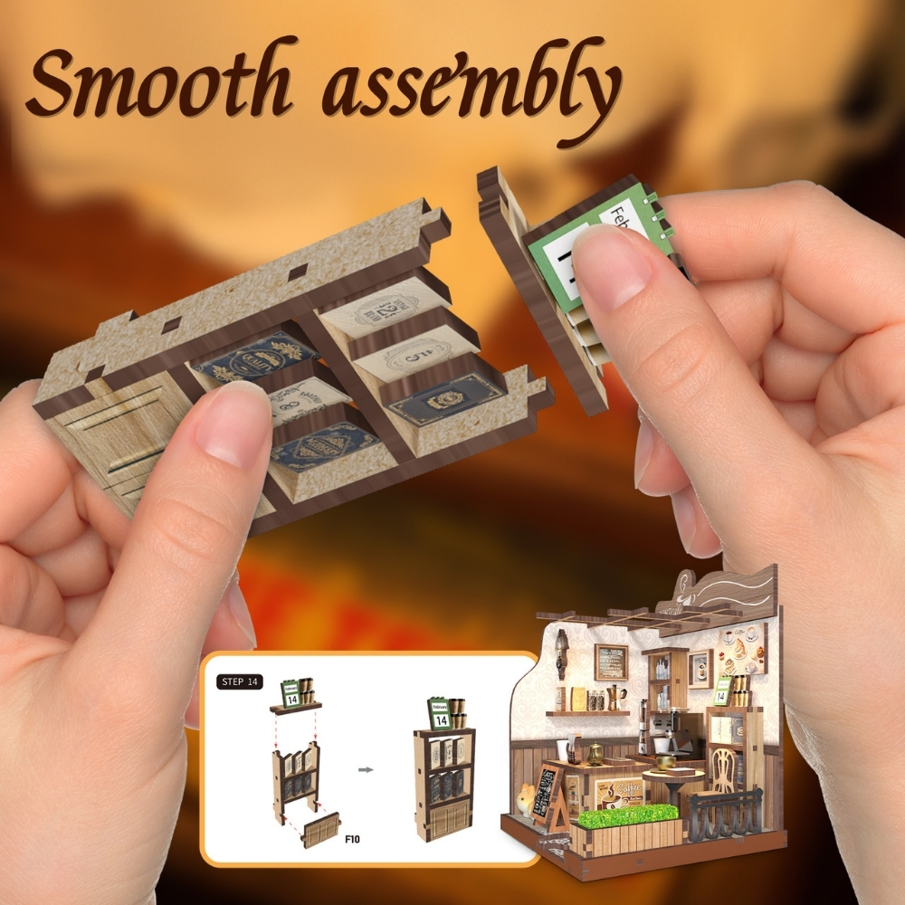 1987 Country Café DIY Mini House Kit | DIY Miniature Kit-Book Nook World