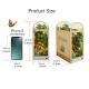 Firefly Forest DIY Book Nook Kit with miniature trees, fairy lights, and detailed woodland decor for enchanting displays.