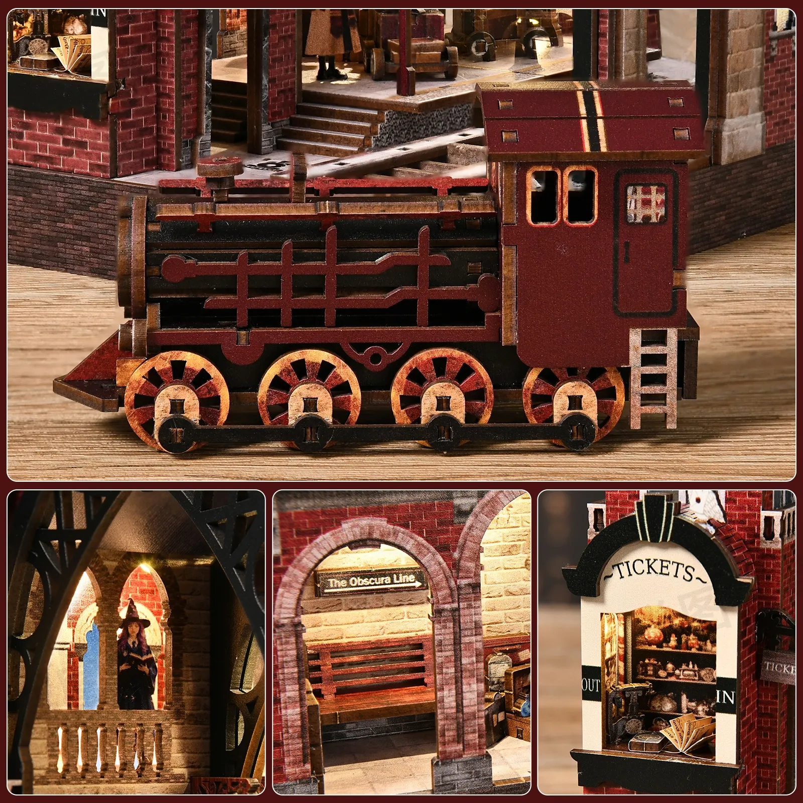 Hogsmoor Station DIY Book Nook Kit