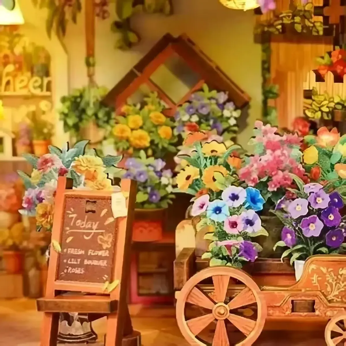 Lebendige florale Details für ein üppiges Gartenambiente