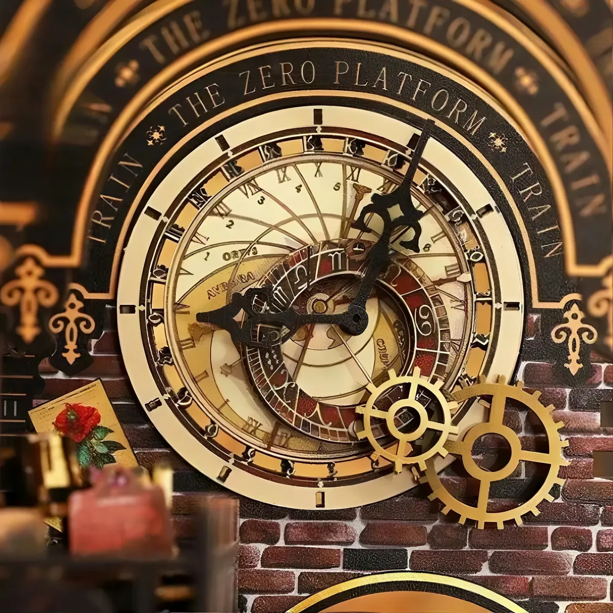 Multi-Layer Gear Clock Ornament