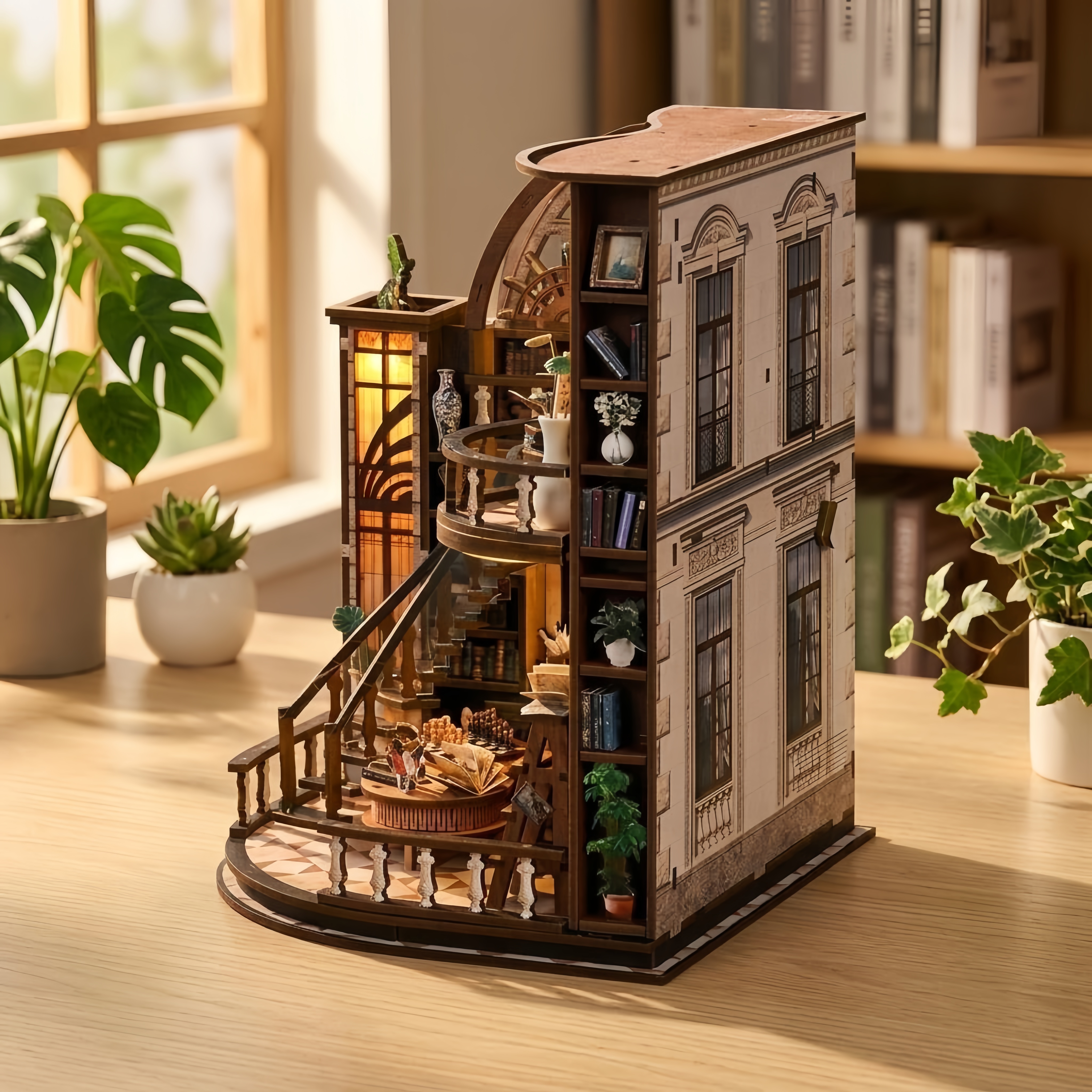 Bacchus Bookstore DIY Mini House | DIY Miniature Kit