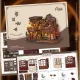 Kit miniature de café à faire soi-même en forme de lettre