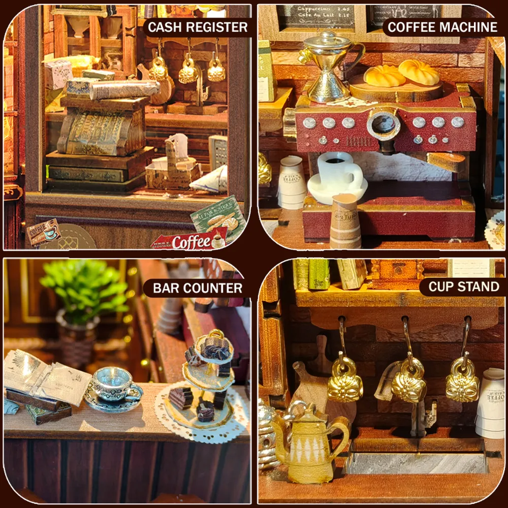 Morning Mist Café DIY Book Nook Kit