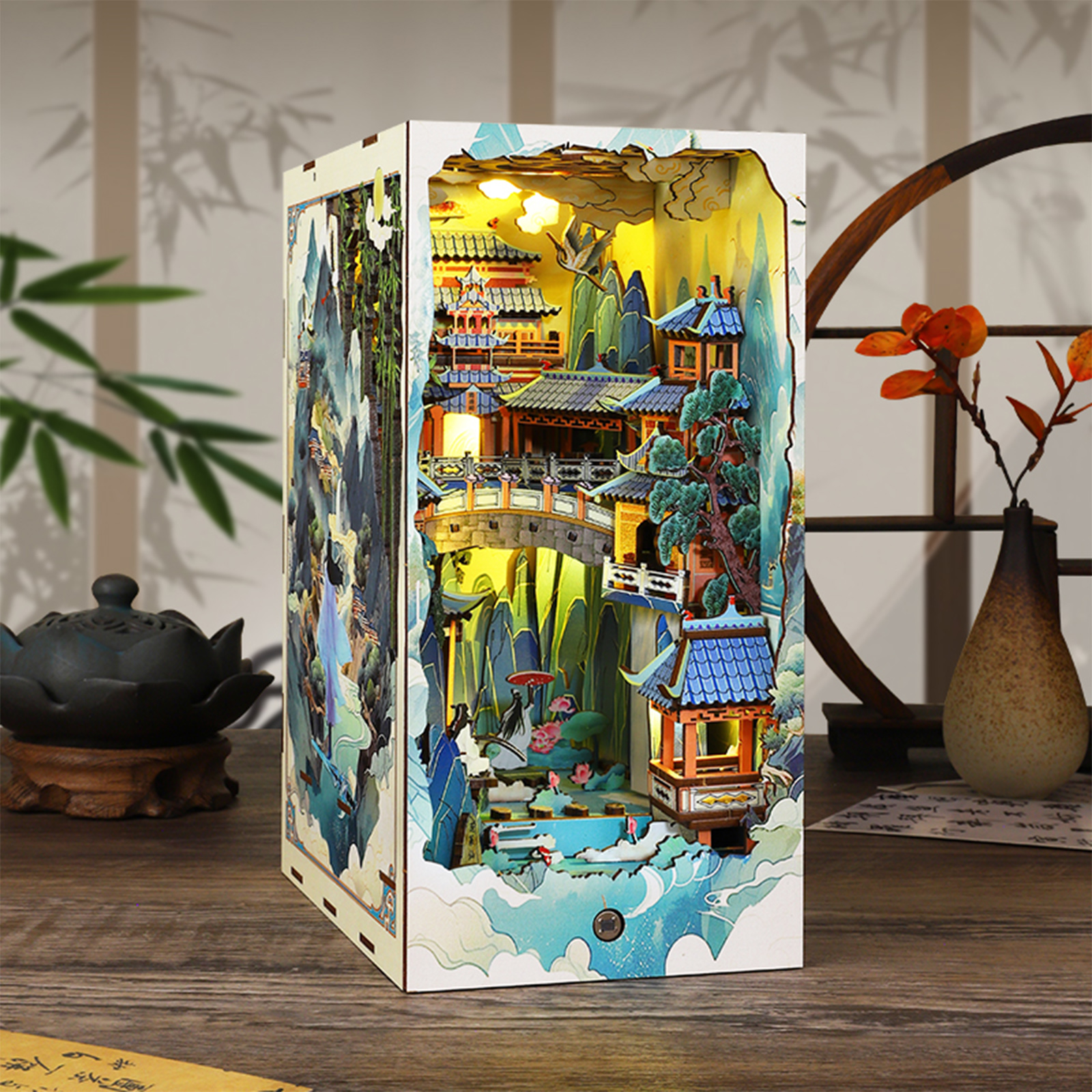 Penglai Wonderland DIY Book Nook Kit-Book Nook World