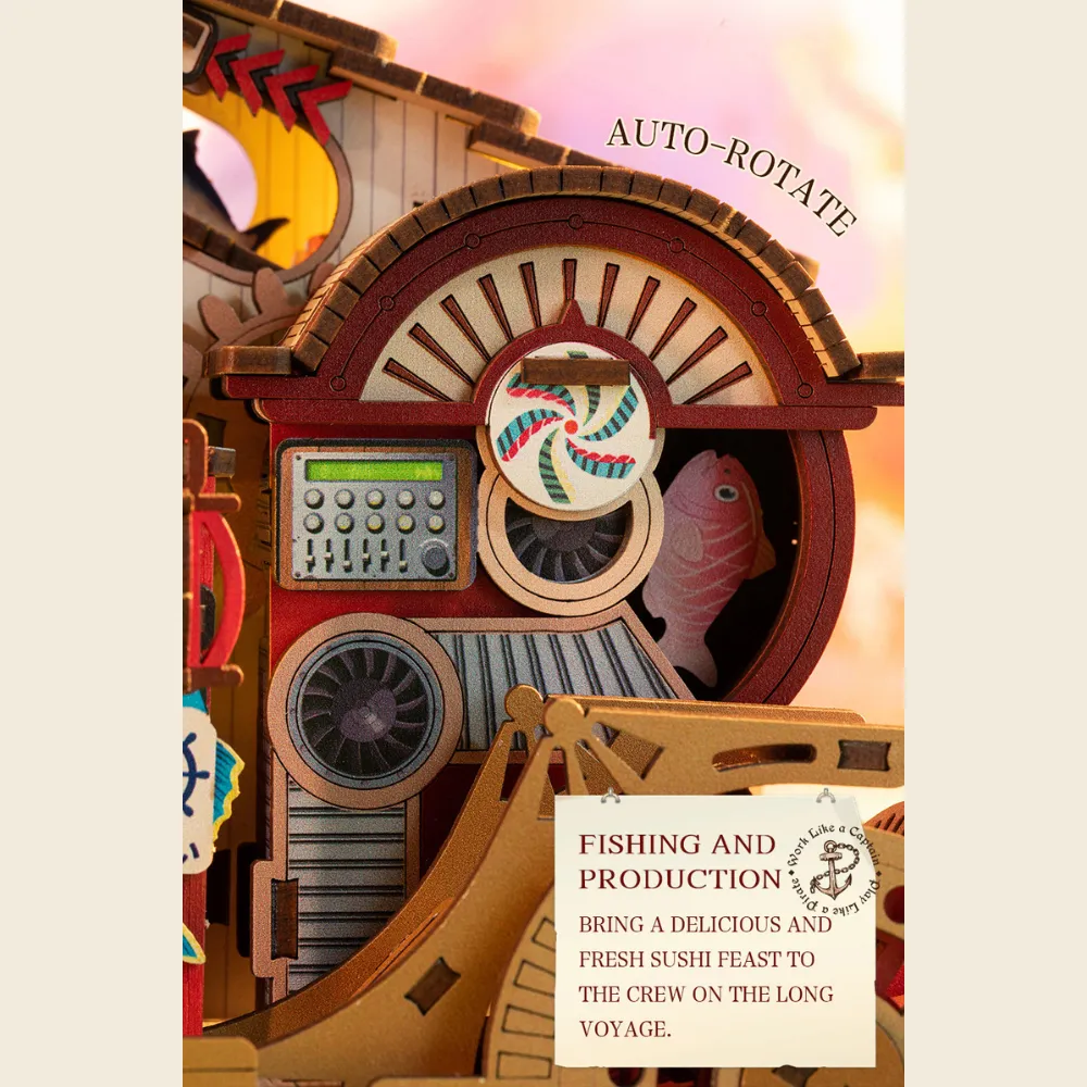 Nautical Sushi 3D Transmission Model Kit