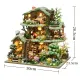 Time Treehouse DIY Mini House Kit l DIY Miniature Kit (Schneeszene Edition)