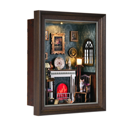 Fireplace DIY Book Nook Kit