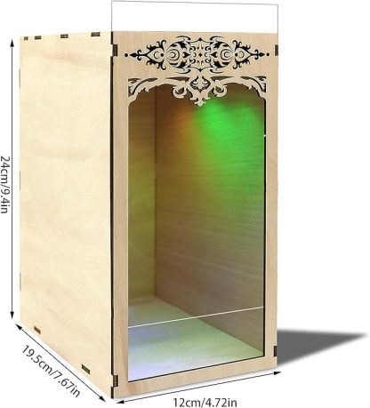 Blank Diorama Kit with LED Light and Dust Cover-Book Nook World