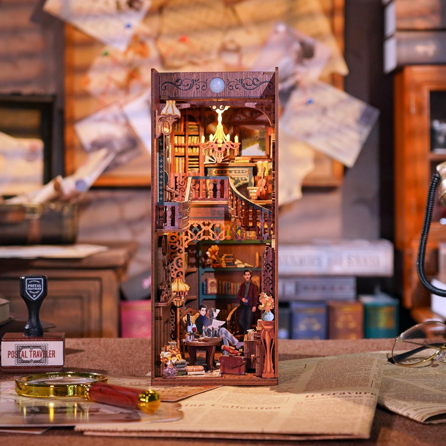 Violin Detective Agency DIY Book Nook Kit-Book Nook World