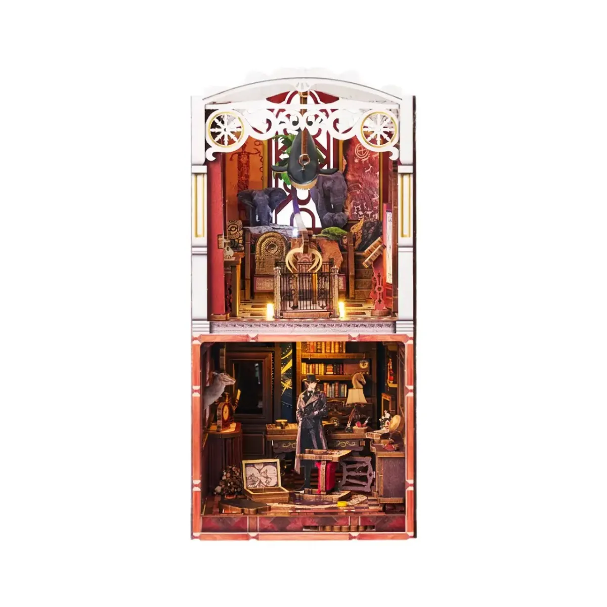 Detective Series - The Museum Mystery DIY Book Nook Kit build details