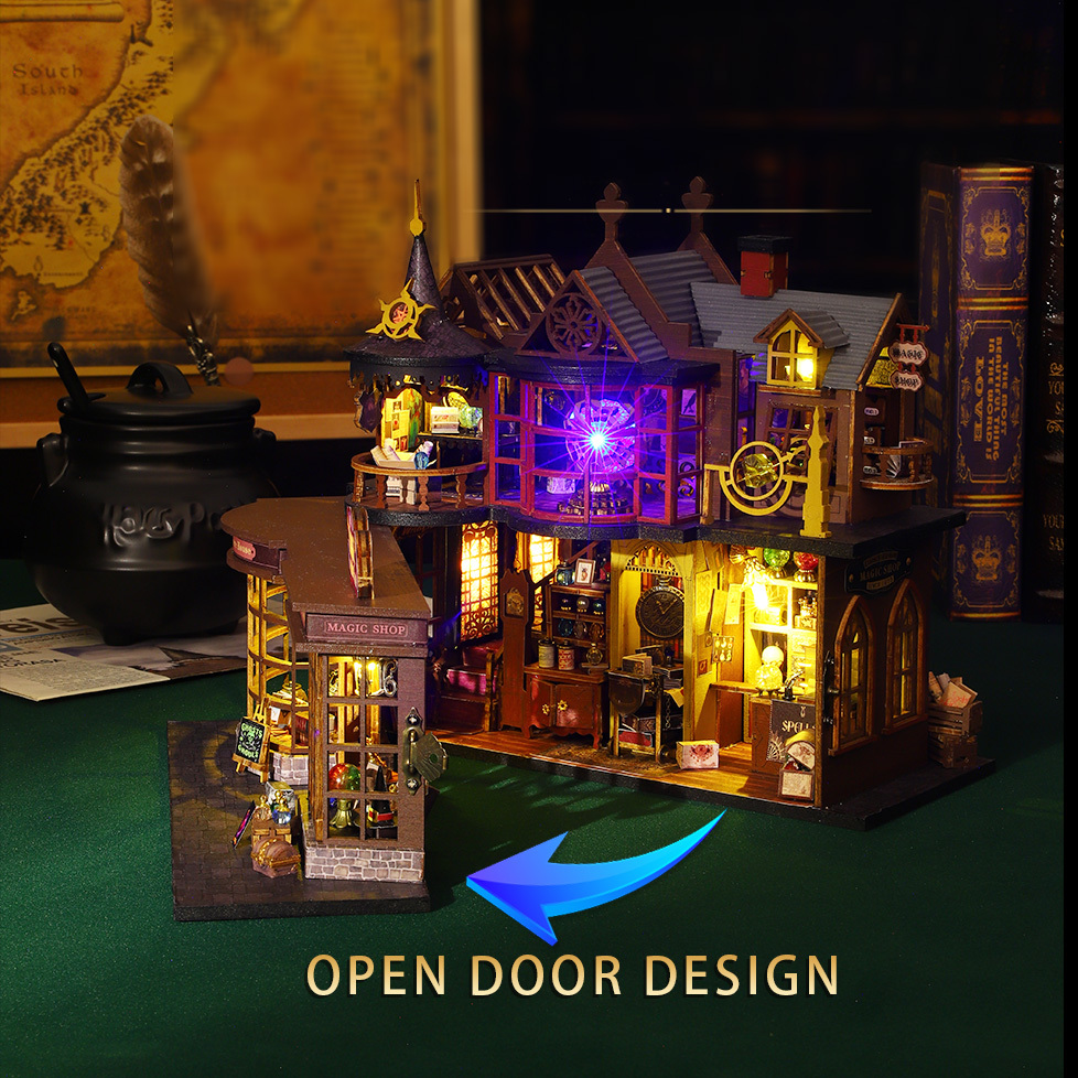 Magic Treasure House DIY Miniature Kit-Book Nook World