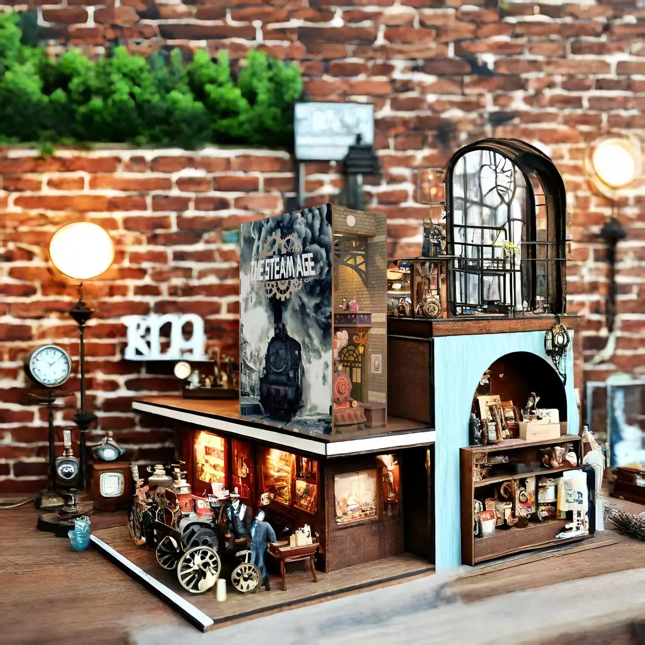 The Steam Age DIY Book Nook Kit