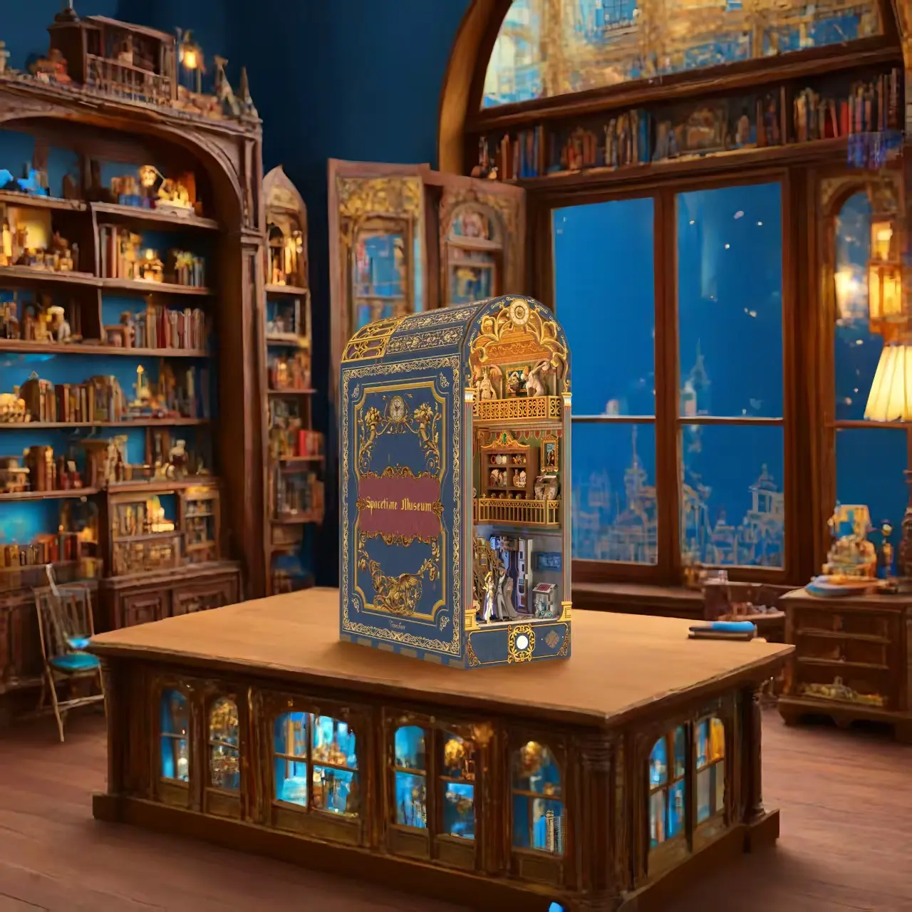 Spacetime Museum DIY Book Nook Kit