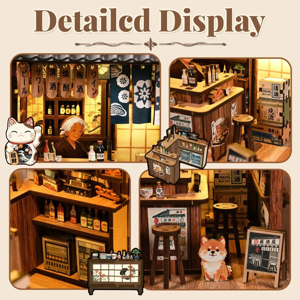 The Mellow Pub DIY Mini Book Nook Kit