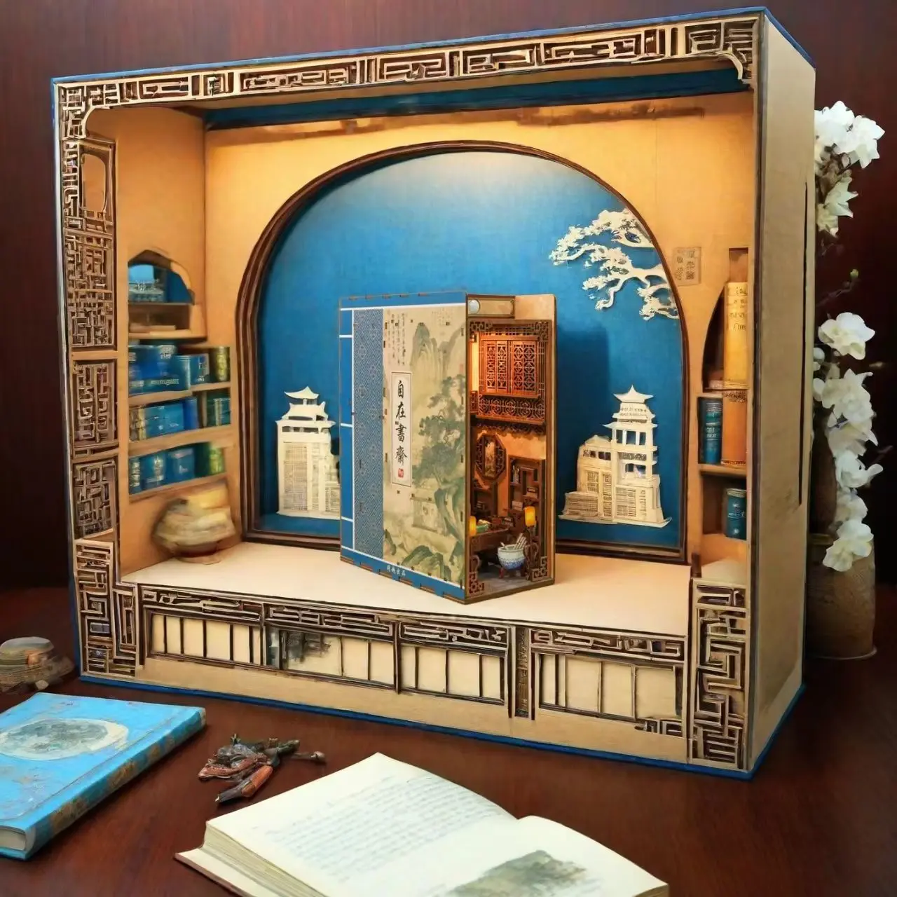 Study Room DIY Book Nook Kit