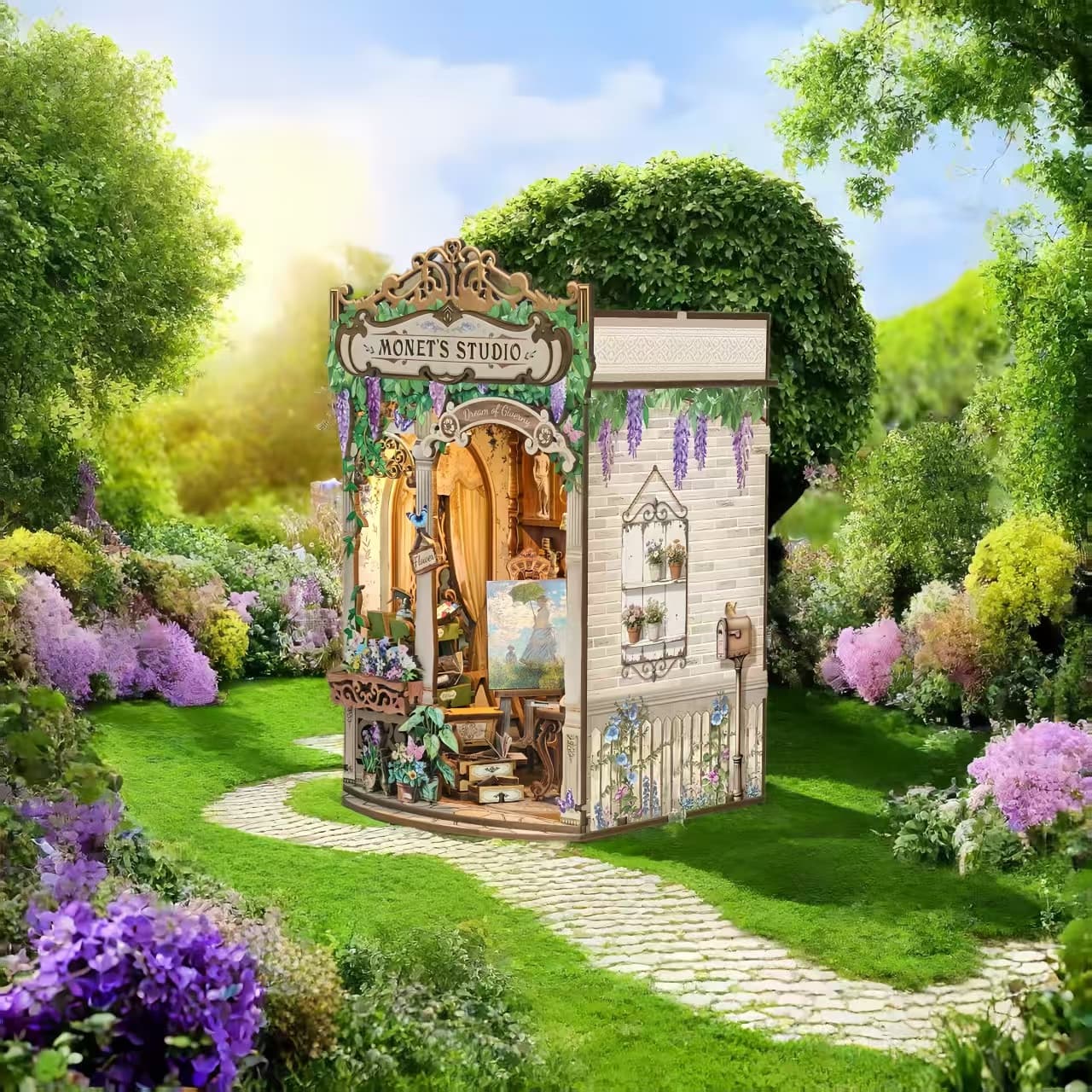 Monet's Impression DIY Book Nook Kit