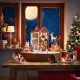 Christmas DIY Book Nook Kit(with Music Box))