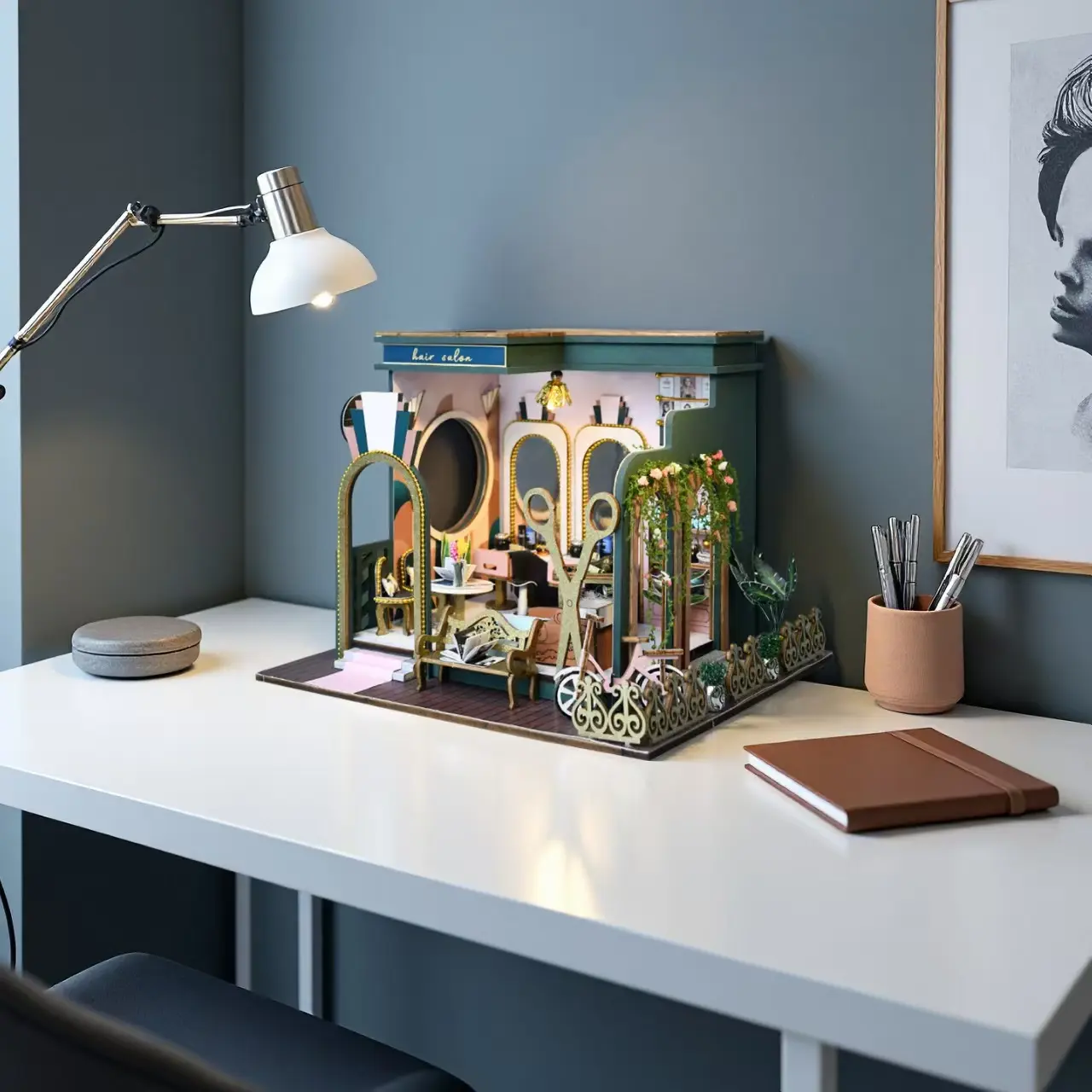 Hair Saloon DIY Miniature Kit