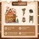 Christmas Gingerbread Cottage DIY Miniature Kit