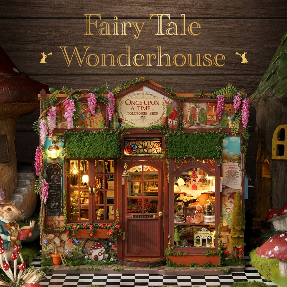 Fairy Tale Wonderhouse Mini House Kit l DIY Miniature Kit-Book Nook World