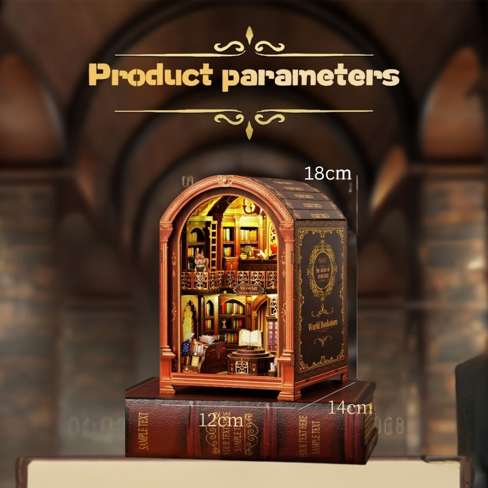 World Bookstore DIY Book Nook Kit-Book Nook World