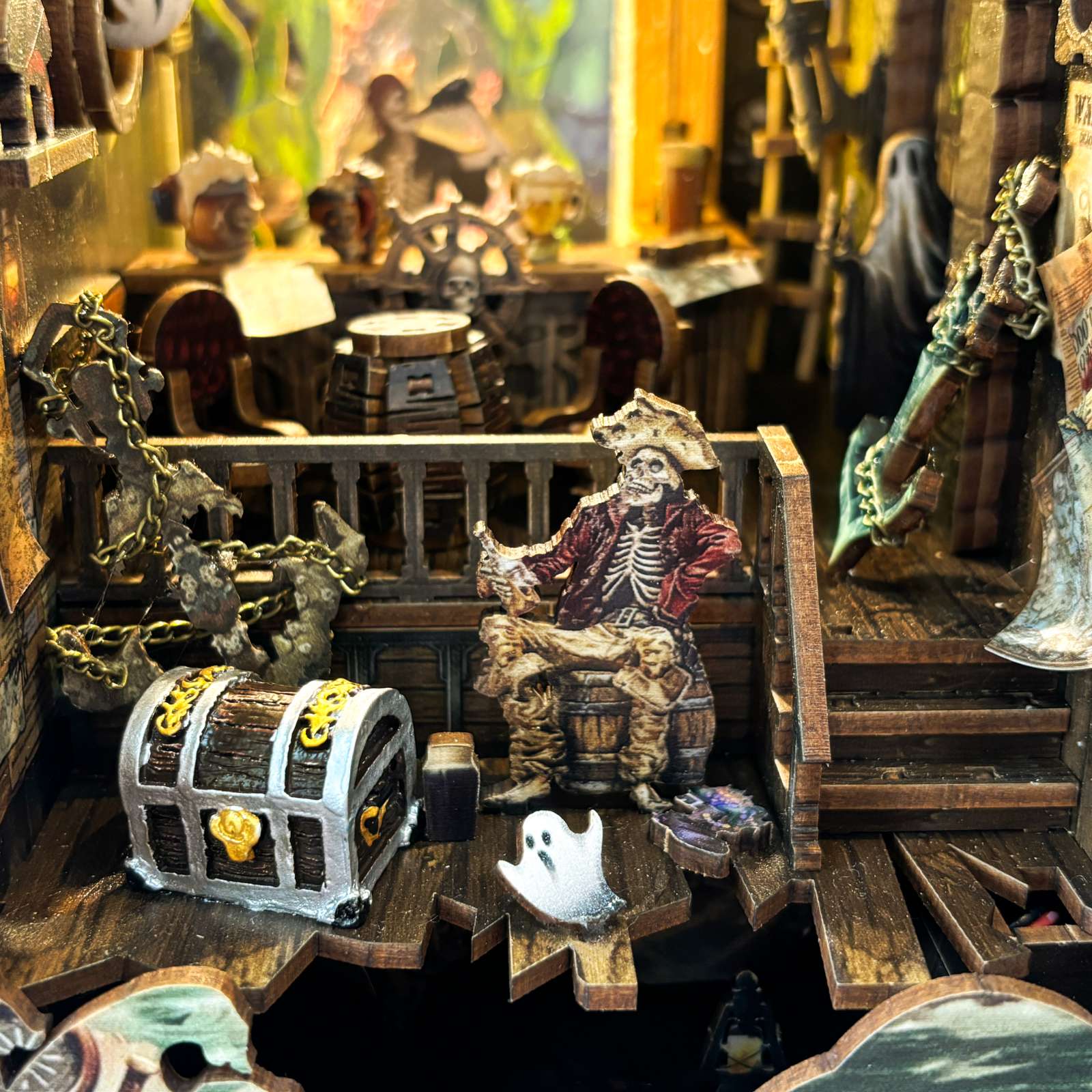 New World Ghost Ship DIY Book Nook Kit-Book Nook World