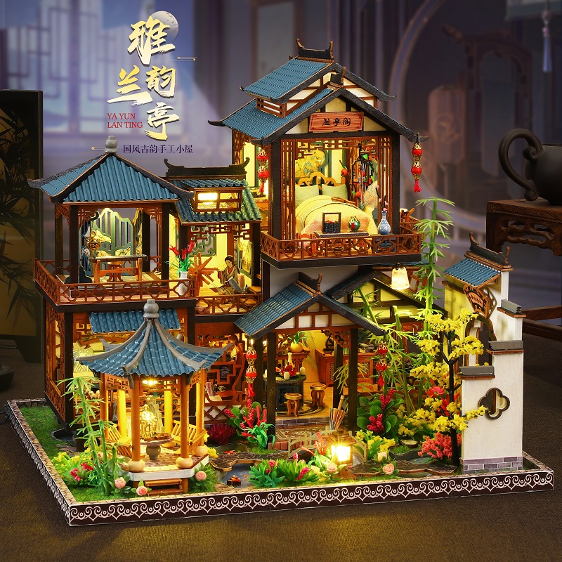 Serenade of the Orchid Garden Mini House Kit l DIY Miniature Kit