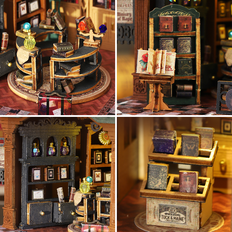 Twilight Book City DIY Miniature Kit-Book Nook World