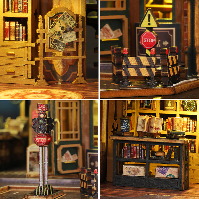 Twilight Book City DIY Miniature Kit-Book Nook World