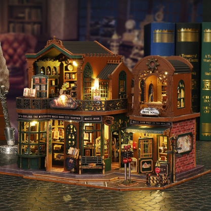 Twilight Book City DIY Miniature Kit-Book Nook World
