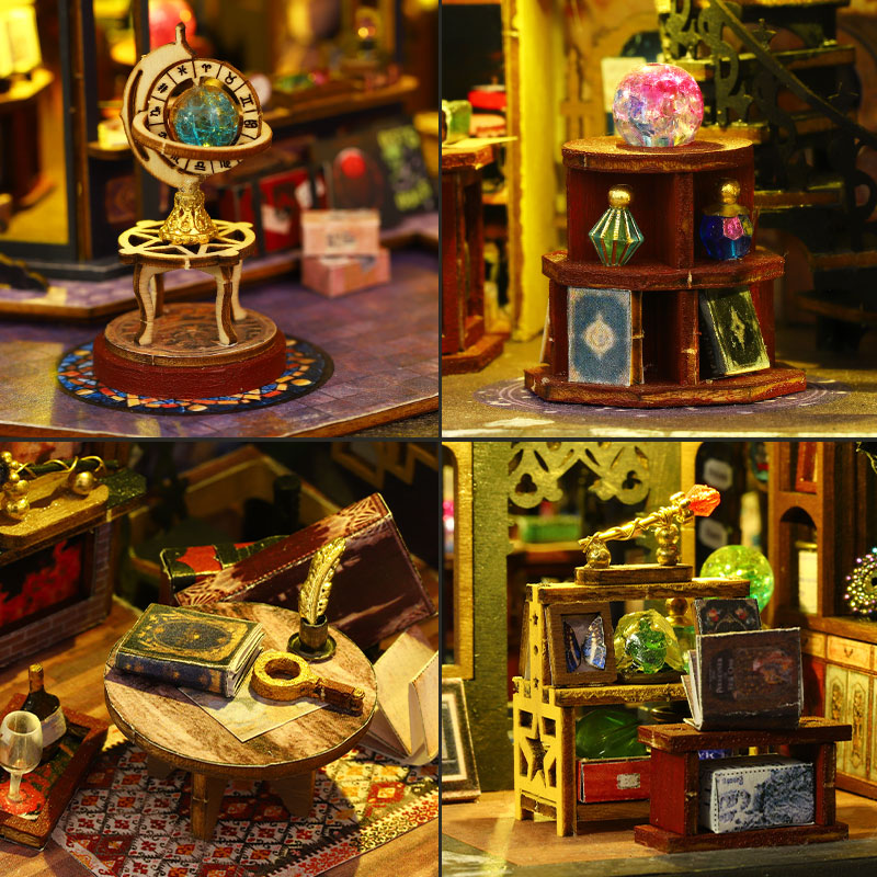 Holo Magic City DIY Miniature Dollhouse Kit-Book Nook World