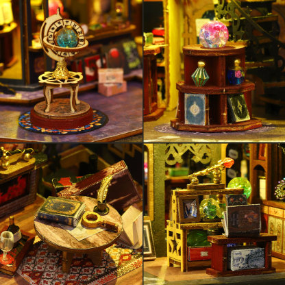 Holo Magic City DIY Miniature Dollhouse Kit-Book Nook World