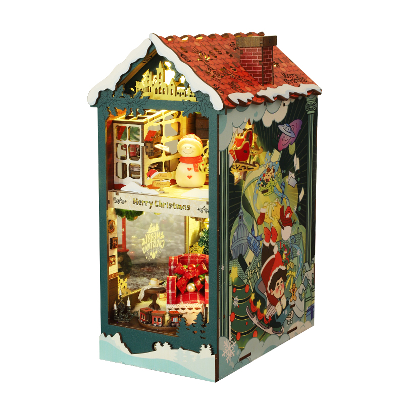 Merry Christmas DIY Book Nook Kit