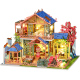 Blossom Serenity Manor DIY Miniature Dollhouse Kit-Book Nook World