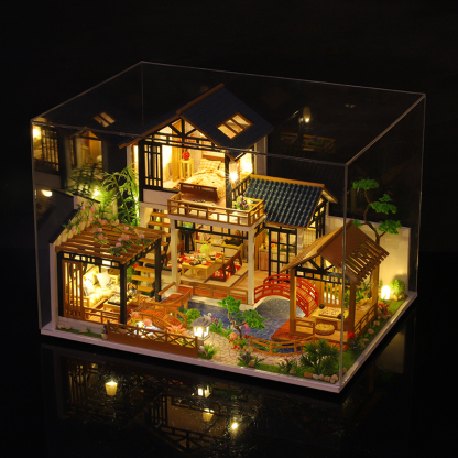 Oriental Charm DIY Miniature Dollhouse Kit-Book Nook World
