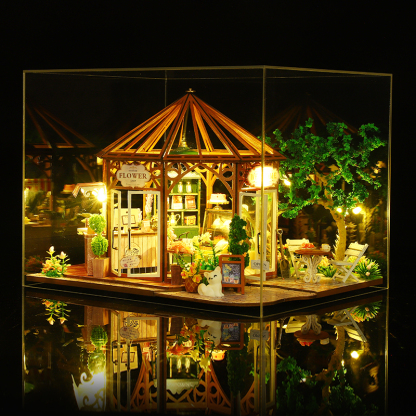 Whimsical Delights: The Bloom & Pastry Retreat DIY Miniature Kit-Book Nook World