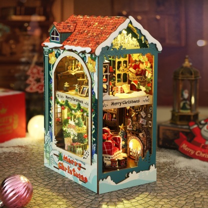 Santa's Cottage ｜ Christmas Series DIY Book Nook Kit-Book Nook World