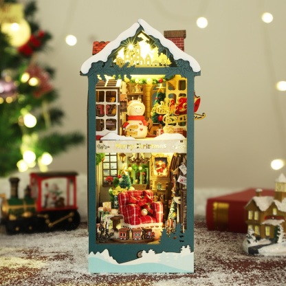 Santa's Cottage ｜ Christmas Series DIY Book Nook Kit-Book Nook World