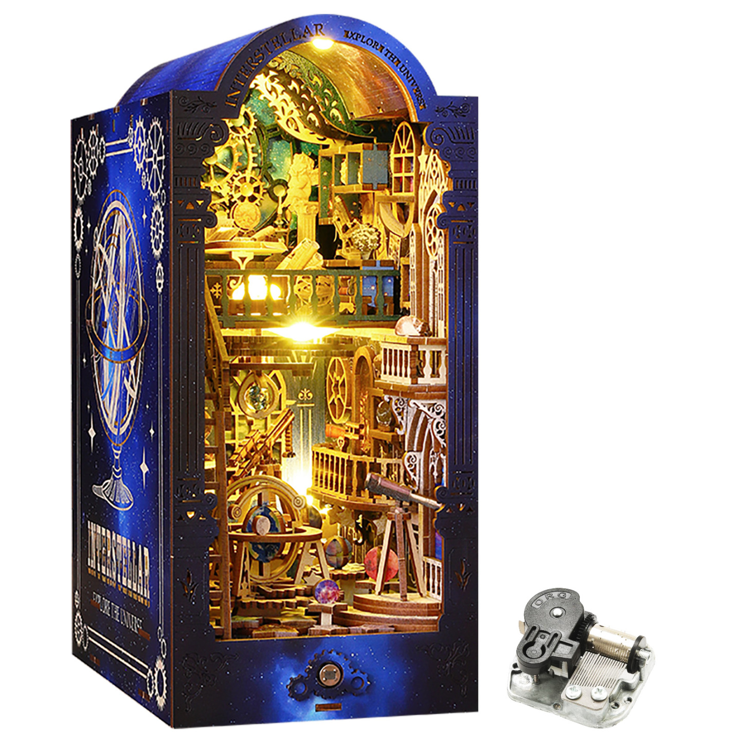 Interstellar DIY Book Nook Kit-Book Nook World