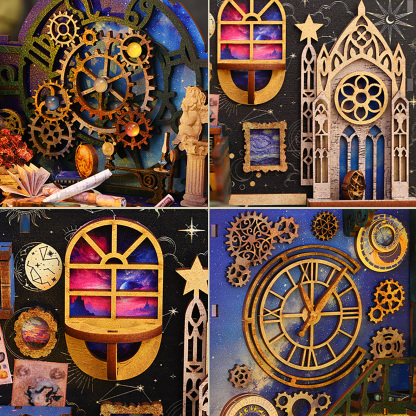 Interstellar DIY Book Nook Kit-Book Nook World