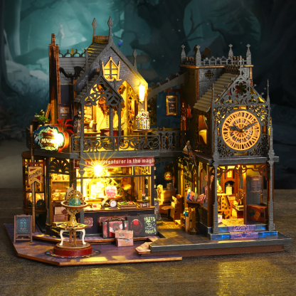 Holo Magic City DIY Miniature Dollhouse Kit-Book Nook World