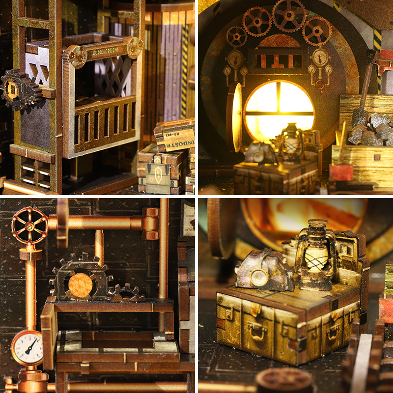 Machinery Dreams DIY Book Nook Kit-Book Nook World