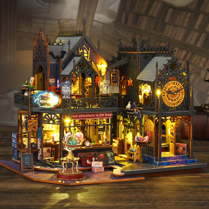 Holo Magic City DIY Miniature Dollhouse Kit-Book Nook World