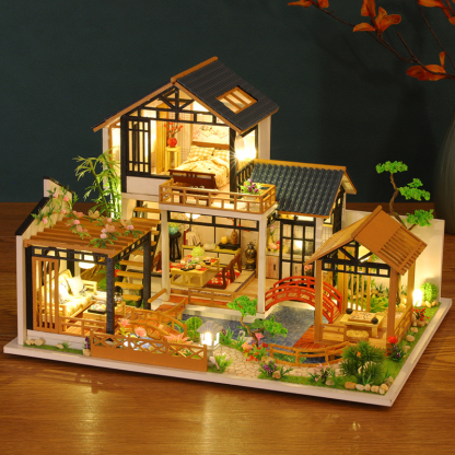 Oriental Charm DIY Miniature Dollhouse Kit-Book Nook World