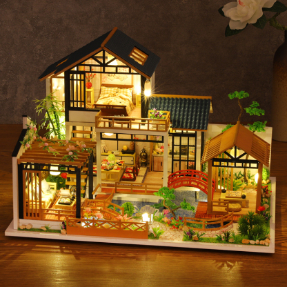 Oriental Charm DIY Miniature Dollhouse Kit-Book Nook World