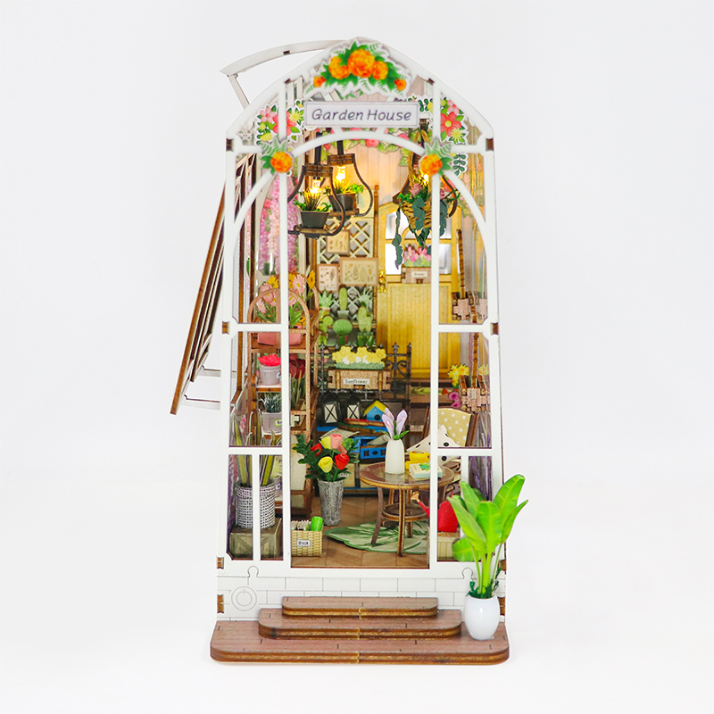 Garden House DIY Book Nook Kit｜ DIY Miniature Greenhouse Kit