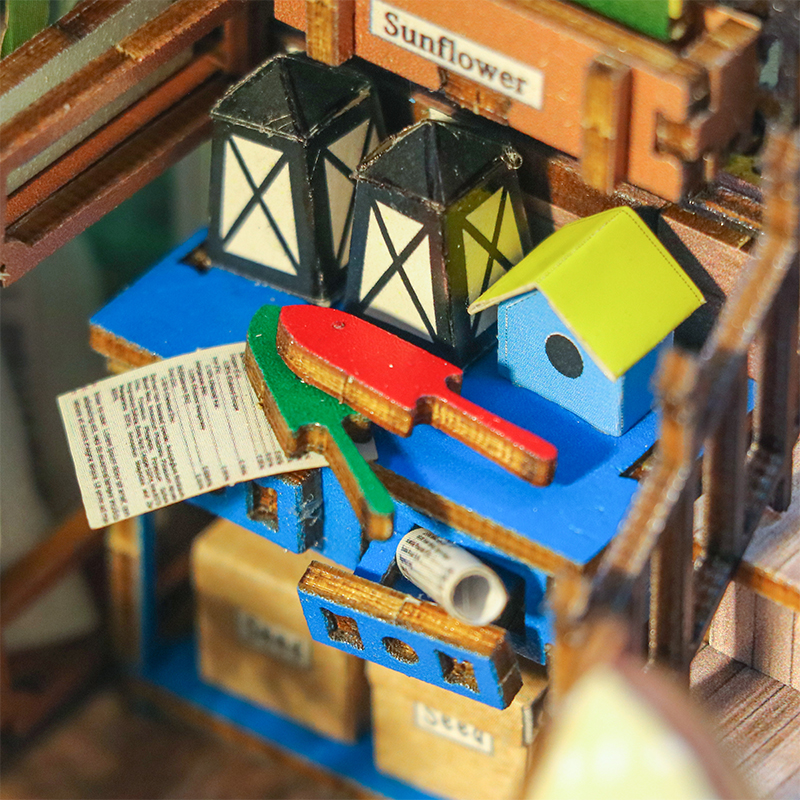 Garden House DIY Book Nook Kit-Book Nook World