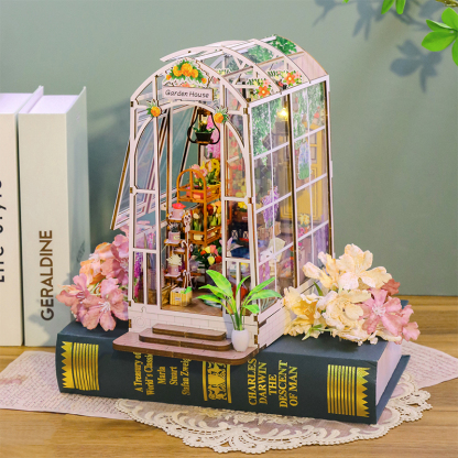 Garden House DIY Book Nook Kit-Book Nook World