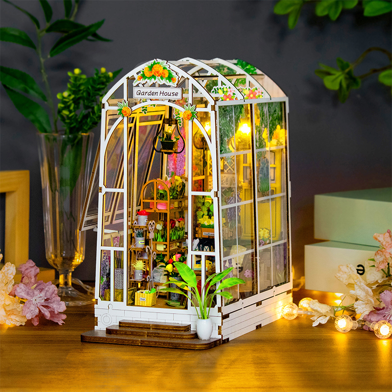 Garden House DIY Book Nook Kit-Book Nook World